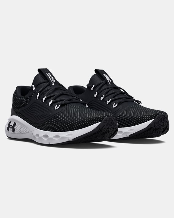 Women's UA Charged Vantage 2 Running Shoes in Black image number 3